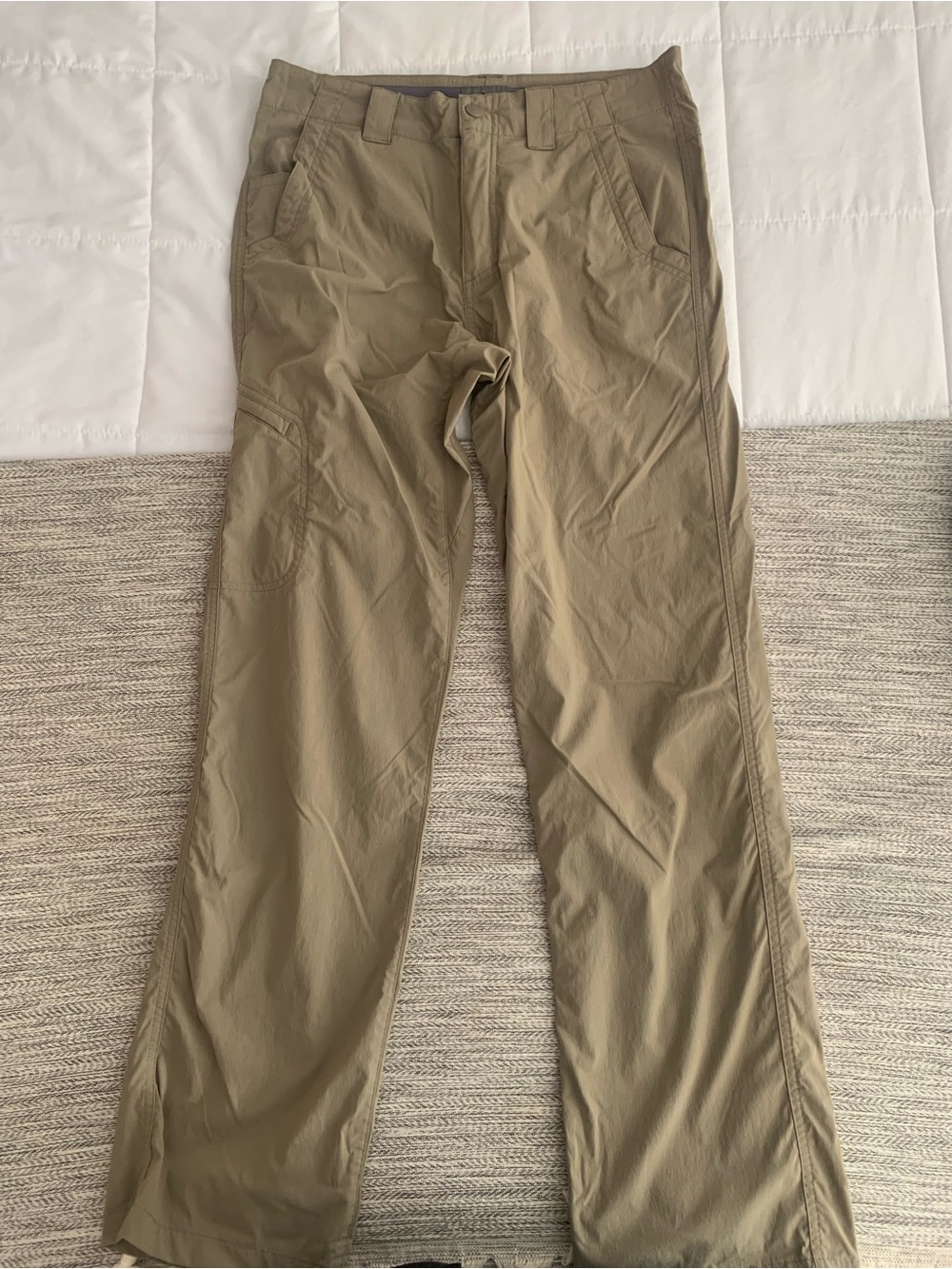 Royal Robbins Men's Khaki Travel Chino Pants - Olive Tan